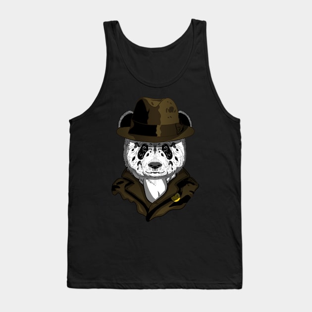 Panda Rorschach Tank Top by LegendaryPhoenix